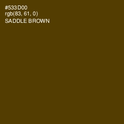 #533D00 - Saddle Brown Color Image